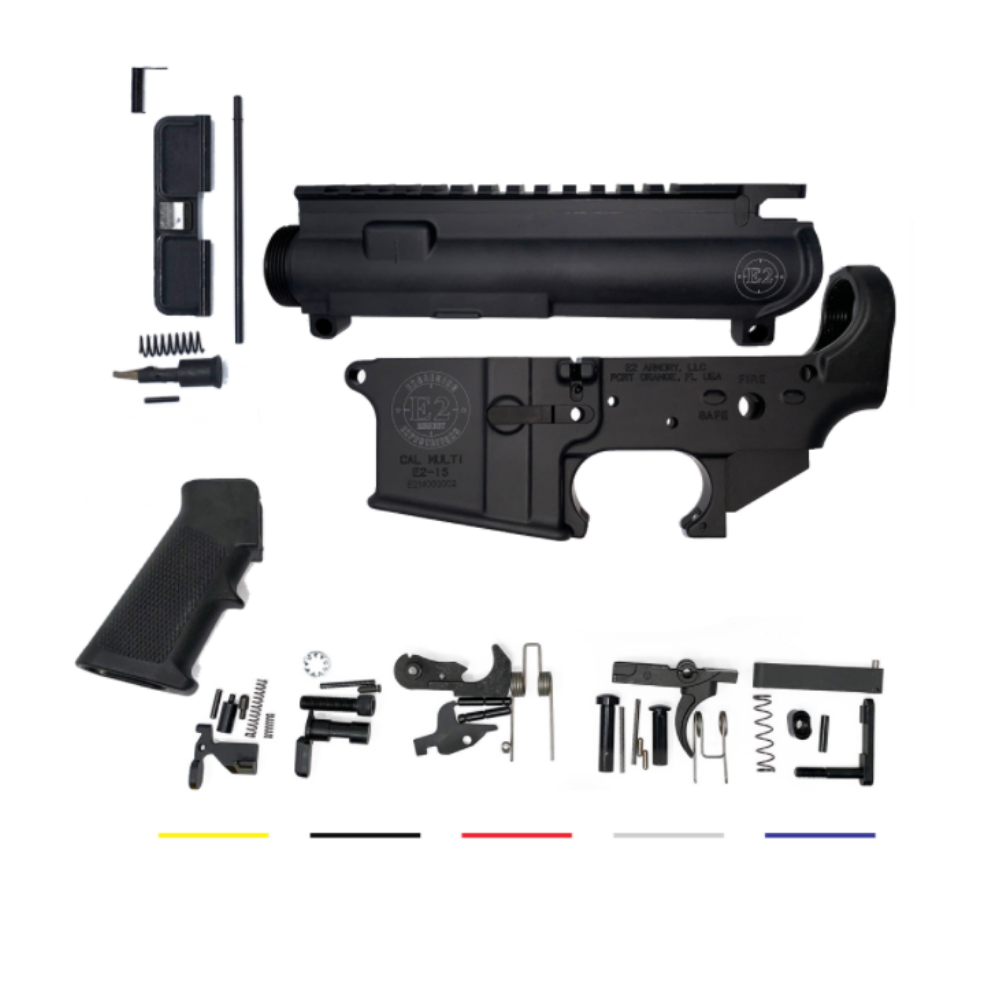AR-15 A4 UPPER AND LOWER RECEIVER SET AND PARTS KITS – HARD COAT ANODIZED